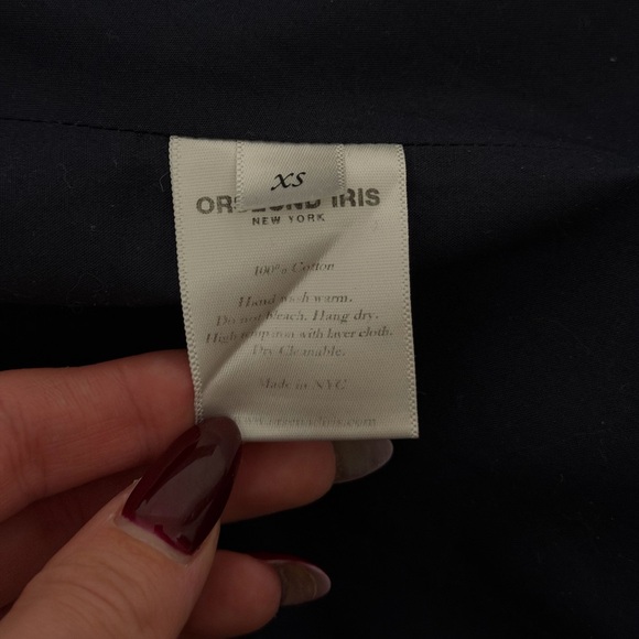 Orseund Iris Navy Minimal Bustier Top - Picture 3 of 8